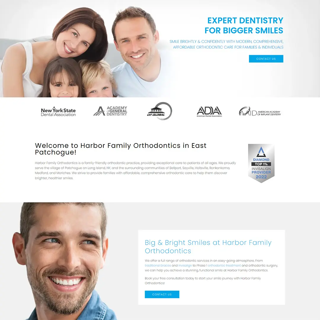 Digital Marketing for Harbor Family Ortho